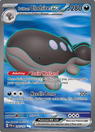 Paldean Clodsire ex 244/193 [SV02 Paldea Evolved]  - Holofoil