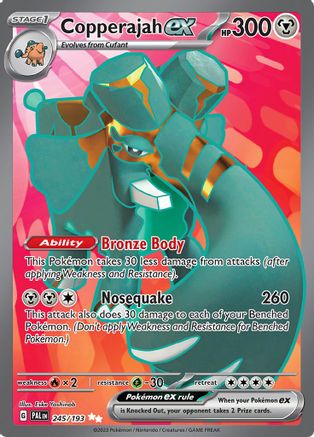 Copperajah ex 245/193 [SV02 Paldea Evolved]  - Holofoil