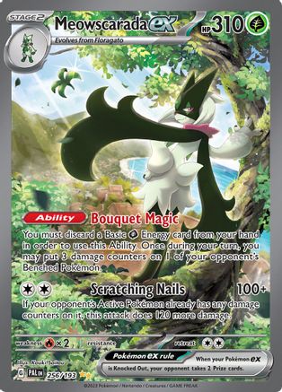 Meowscarada ex 256/193 [SV02 Paldea Evolved]  - Holofoil