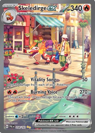 Skeledirge ex 258/193 [SV02 Paldea Evolved]  - Holofoil