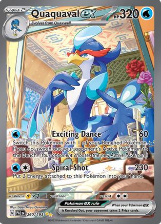 Quaquaval ex 260/193 [SV02 Paldea Evolved]  - Holofoil