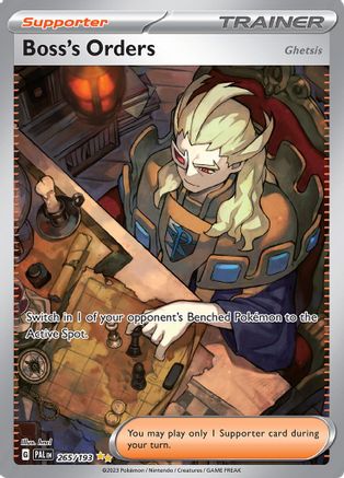 Boss's Orders 265/193 [SV02 Paldea Evolved]  - Holofoil