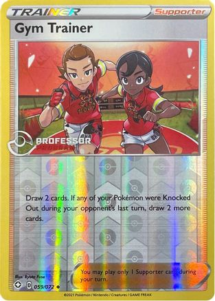 Gym Trainer (2022) 059 [Professor Program Promos]  - Reverse Holofoil