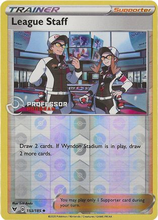 League Staff 153 [Professor Program Promos]  - Reverse Holofoil