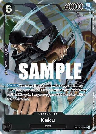 Kaku (080) (Alternate Art) (OP03-080)  [Pillars of Strength] Foil