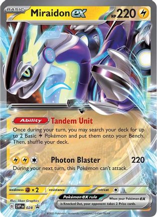 Miraidon ex 028 [SV Scarlet & Violet Promo Cards]  - Holofoil