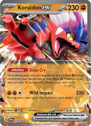 Koraidon ex 029 [SV Scarlet & Violet Promo Cards]  - Holofoil