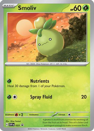 Smoliv 023 [SV Scarlet & Violet Promo Cards]  - Holofoil