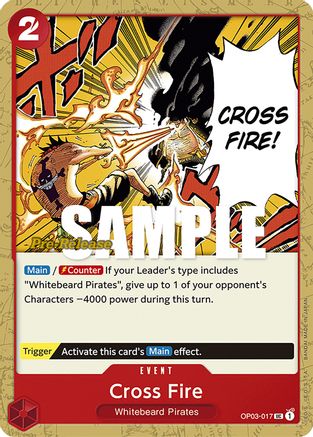 Cross Fire (OP03-017)  [Pillars of Strength Pre-Release Cards]