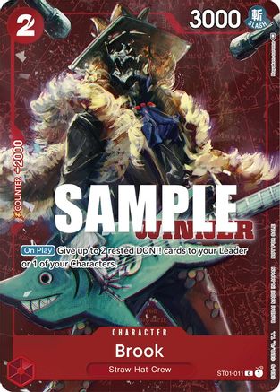 Brook (Winner Pack Vol. 4) (ST01-011)  [One Piece Promotion Cards] Foil