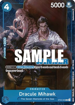 Dracule Mihawk (Winner Pack Vol. 4) (ST03-005)  [One Piece Promotion Cards] Foil