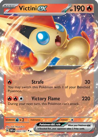 Victini ex 033/197 [SV03 Obsidian Flames]  - Holofoil