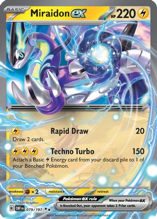 Miraidon ex 079/197 [SV03 Obsidian Flames]  - Holofoil