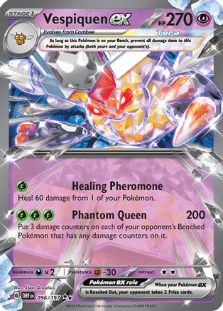 Vespiquen ex 096/197 [SV03 Obsidian Flames]  - Holofoil