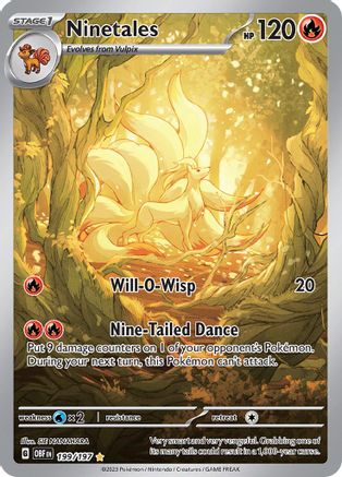 Ninetales 199/197 [SV03 Obsidian Flames]  - Holofoil