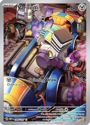Varoom 206/197 [SV03 Obsidian Flames]  - Holofoil