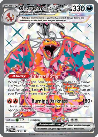 Charizard ex 215/197 [SV03 Obsidian Flames]  - Holofoil