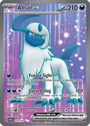 Absol ex 214/197 [SV03 Obsidian Flames]  - Holofoil