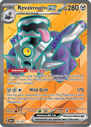 Revavroom ex 216/197 [SV03 Obsidian Flames]  - Holofoil