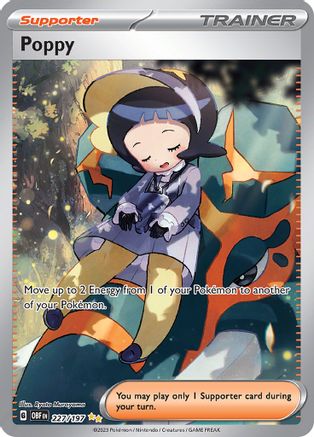 Poppy 227/197 [SV03 Obsidian Flames]  - Holofoil