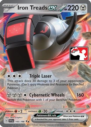 Iron Treads ex 143 [Prize Pack Series Cards]  - Holofoil