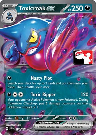 Toxicroak ex 131 [Prize Pack Series Cards]  - Holofoil