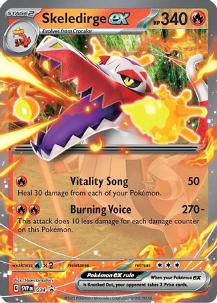 Skeledirge ex 034 [SV Scarlet & Violet Promo Cards]  - Holofoil