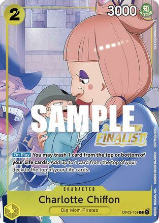 Charlotte Chiffon (Online Regional 2023) [Finalist] (OP03-109)  [One Piece Promotion Cards] Foil