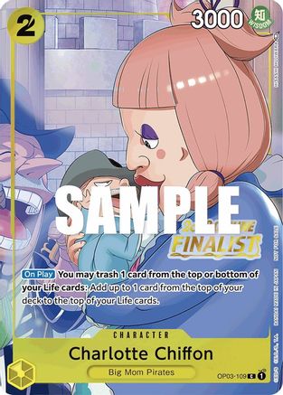 Charlotte Chiffon (Offline Regional 2023) [Finalist] (OP03-109)  [One Piece Promotion Cards] Foil