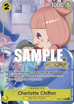 Charlotte Chiffon (Offline Regional 2023) [Participant] (OP03-109)  [One Piece Promotion Cards] Foil