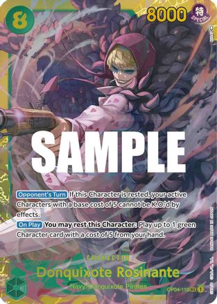 Donquixote Rosinante (OP04-119)  [Kingdoms of Intrigue] Foil