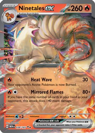 Ninetales ex 038/165 [SV Scarlet & Violet 151]  - Holofoil