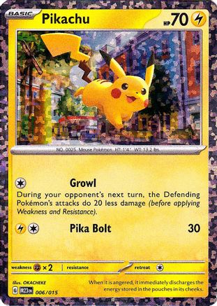 Pikachu 006/015 [McDonalds Promos 2023]  - Holofoil