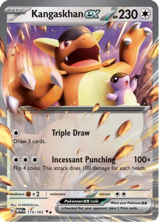 Kangaskhan ex 115/165 [SV Scarlet & Violet 151]  - Holofoil