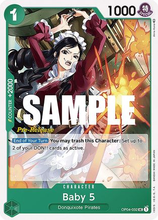 Baby 5 (OP04-032)  [Kingdoms of Intrigue Pre-Release Cards]