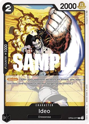 Ideo (OP04-077)  [Kingdoms of Intrigue Pre-Release Cards]