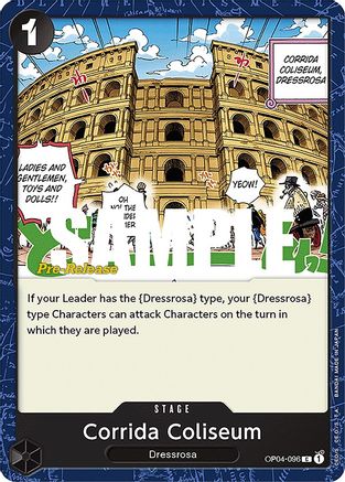 Corrida Coliseum (OP04-096)  [Kingdoms of Intrigue Pre-Release Cards]