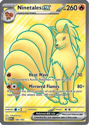 Ninetales ex 186/165 [SV Scarlet & Violet 151]  - Holofoil