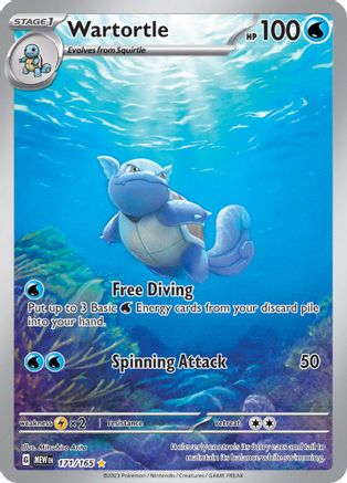 Wartortle 171/165  - Holofoil