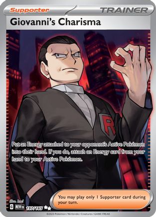 Giovanni's Charisma 197/165 [SV Scarlet & Violet 151]  - Holofoil