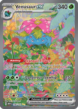 Venusaur ex 198/165 [SV Scarlet & Violet 151]  - Holofoil