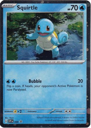 Squirtle 048 [SV Scarlet & Violet Promo Cards]  - Holofoil