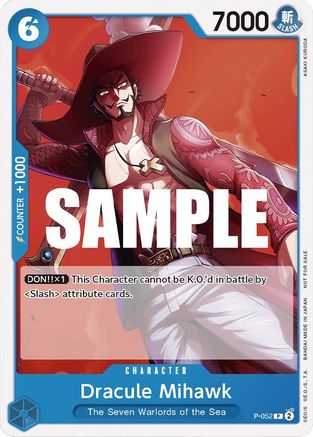 Dracule Mihawk (Sealed Battle Kit Vol. 1) (P-052)  [One Piece Promotion Cards]