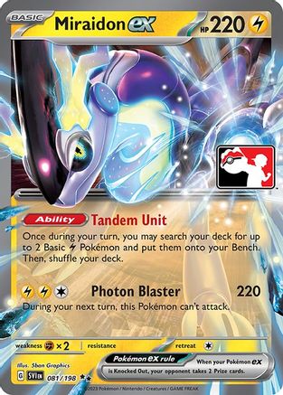 Miraidon ex 081/198 [Prize Pack Series Cards]  - Holofoil