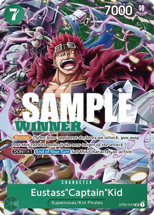Eustass"Captain"Kid (Winner Pack Vol. 5) (ST02-013)  [One Piece Promotion Cards] Foil