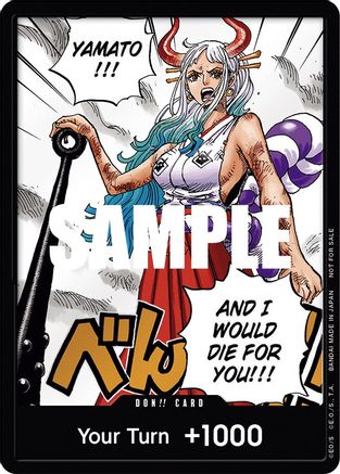DON!! Card (Yamato) (1st Anniversary DON!! Card Pack)  [One Piece Promotion Cards] Foil