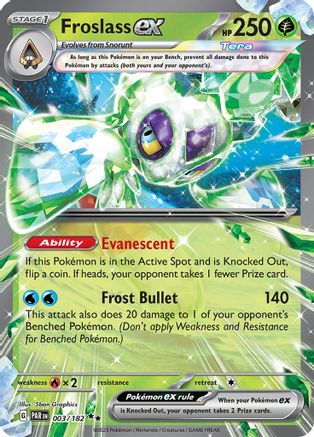 Froslass ex 003/182 [SV04 Paradox Rift]  - Holofoil