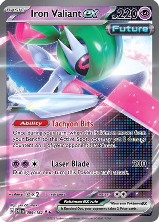Iron Valiant ex 089/182 [SV04 Paradox Rift]  - Holofoil
