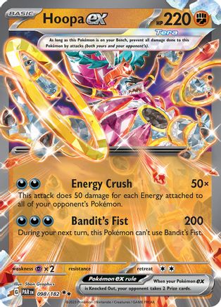 Hoopa ex 098/182 [SV04 Paradox Rift]  - Holofoil