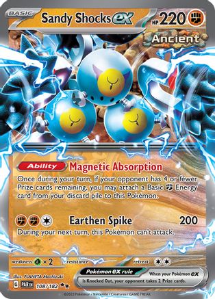 Sandy Shocks ex 108/182 [SV04 Paradox Rift]  - Holofoil